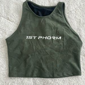1st Phorm crop top, new never worn. Olive green